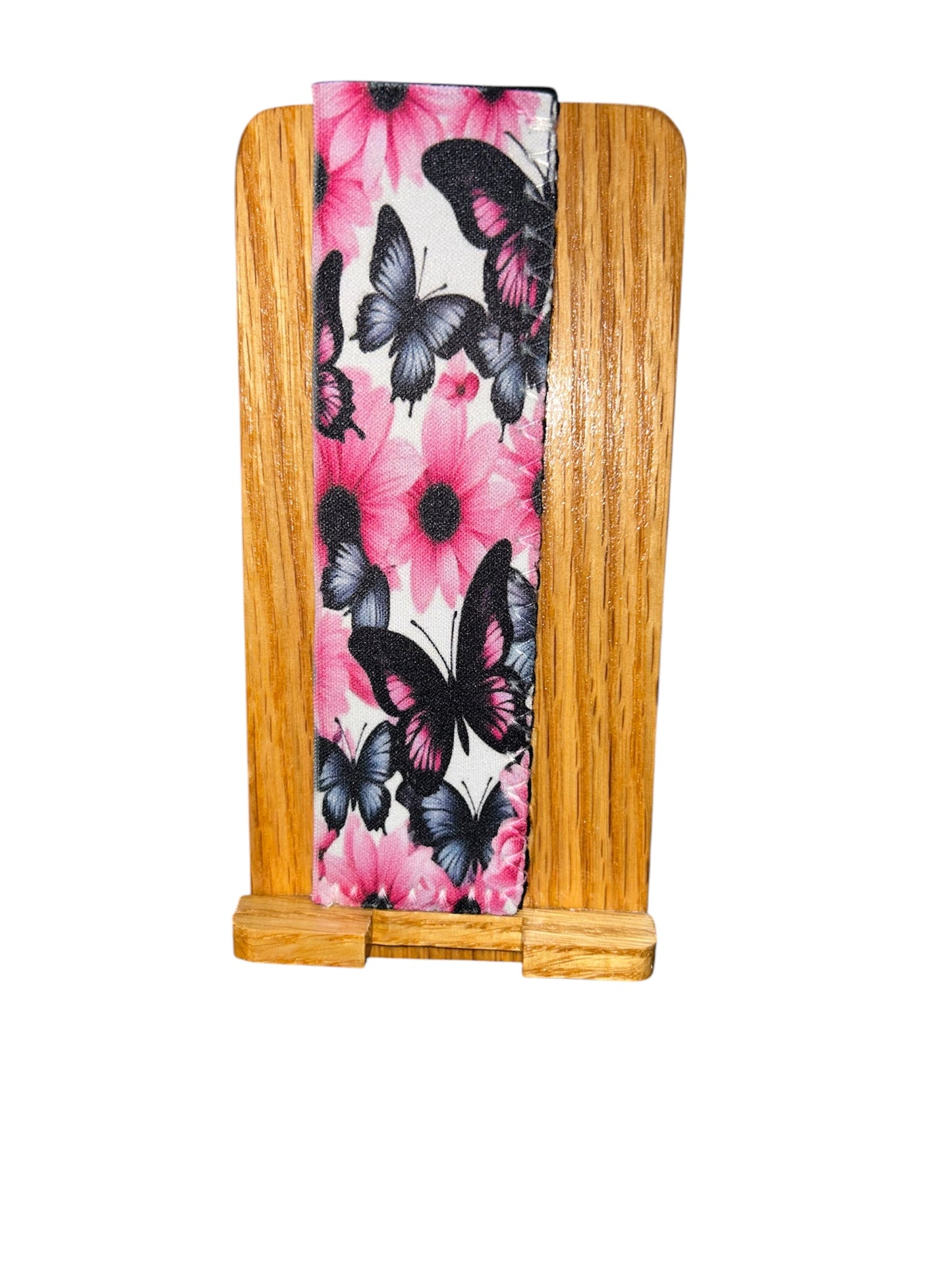 Pink Butterfly popsicle holder