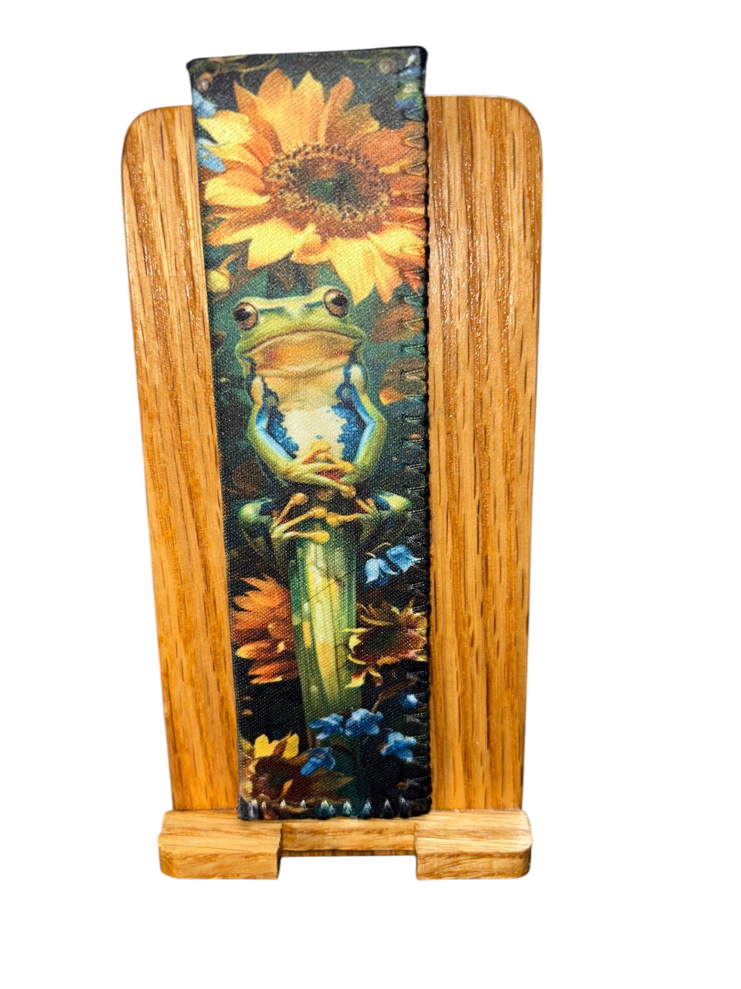 Frog popsicle holder