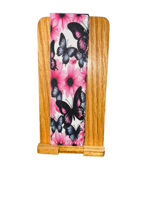 Pink Butterfly popsicle holder