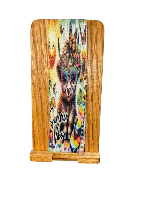Sumer vibes cow popsicle holder