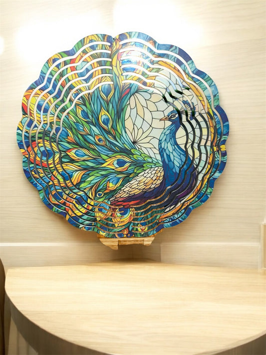 Peacock Wind Spinner