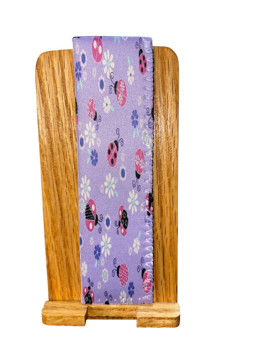 Purple Lady Bug popsicle holder