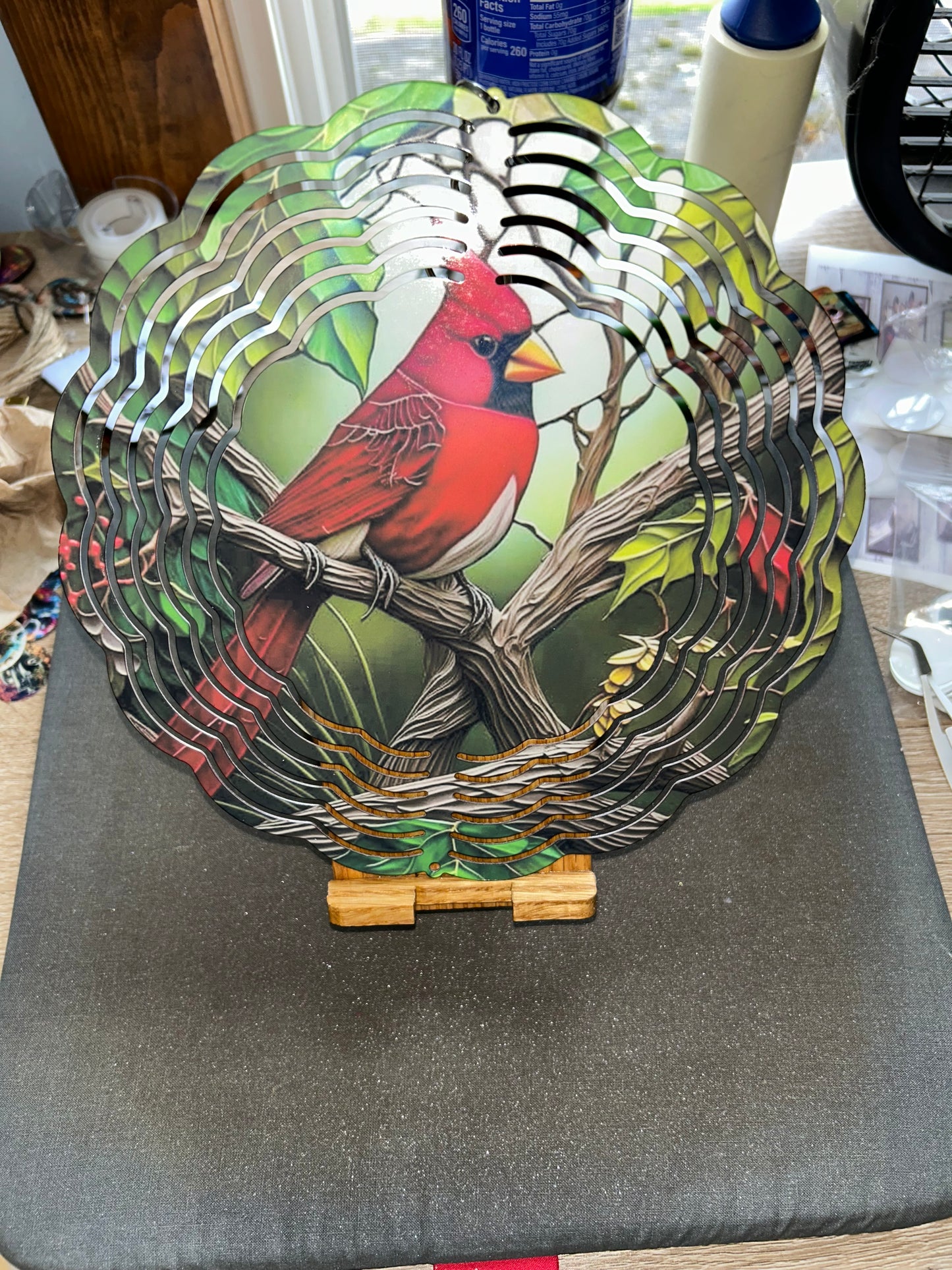 Cardinal Wind Spinner